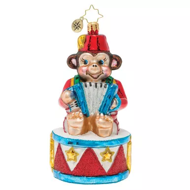 Musical Monkey Ornament by Christopher Radko