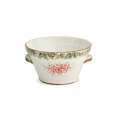 Natale Small Handled Bowl - Arte Italica