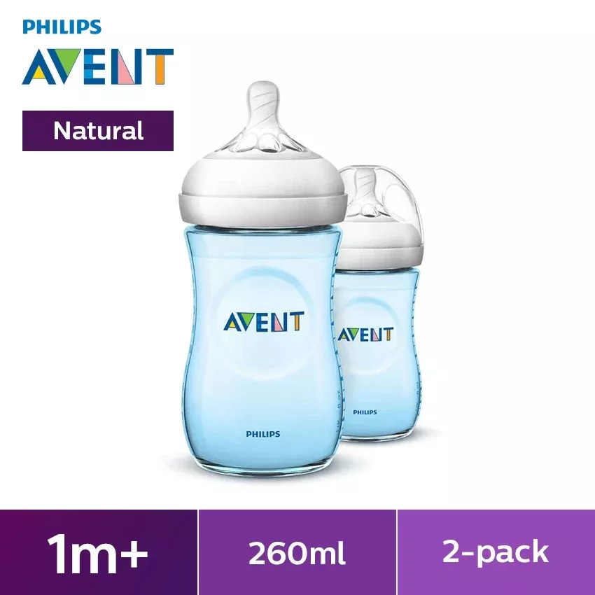 Natural 2.0 Baby Bottle260ml - Blue
