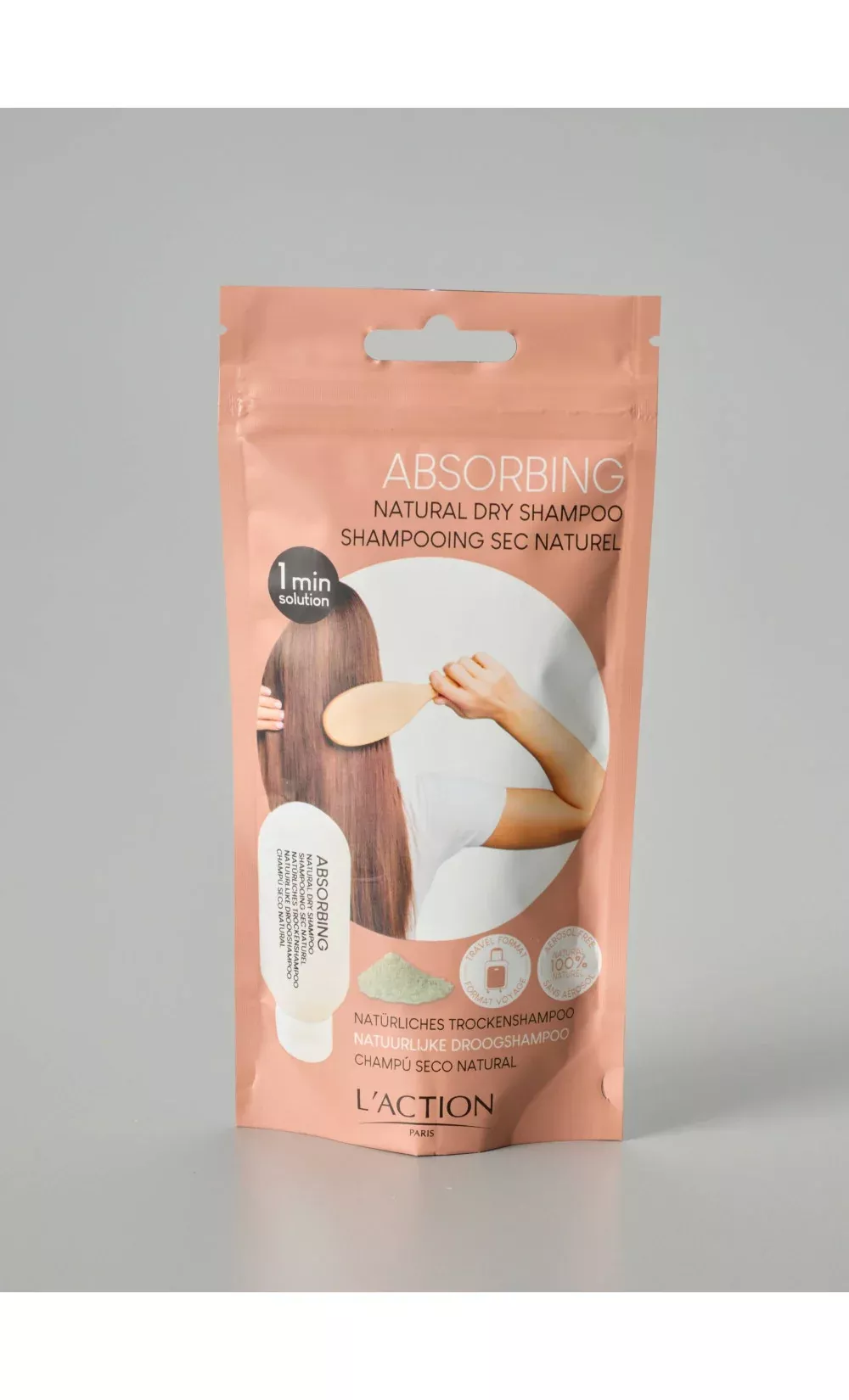 Natural Dry Shampoo Absorbs + Helps fight odors