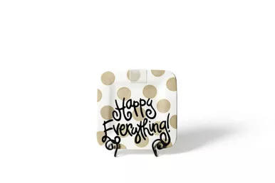 Neutral Dot Mini Square Platter by Happy Everything!