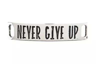 Never Give Up Refined Sentiment - Antique White- Lenny & Eva