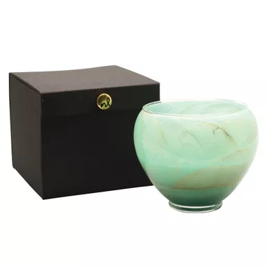 NEW! - 6" Celadon Esque Vase Candle