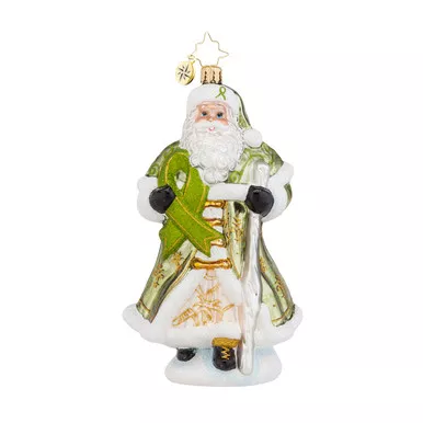 Nicholas Cares Lymphoma Awareness Ornament by Christopher Radko