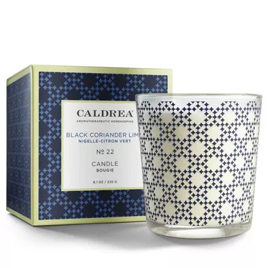 No. 22 Black Coriander Lime 8.1 oz. Candle by Caldrea