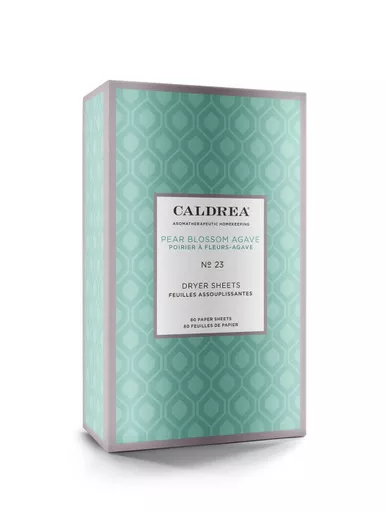 No. 23 Pear Blossom Agave Dryer Sheets (80 sheets) by Caldrea