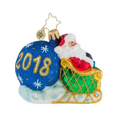 No Looking Back Little Gem Ornament by Christopher Radko