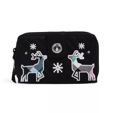 Nordic Multi Plaid RFID Turnlock Wallet by Vera Bradley