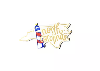 North Carolina Motif Big Attachment by Happy Everything!