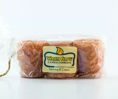 Nutmeg & Cream3-pack Votive by Warm Glow Candles