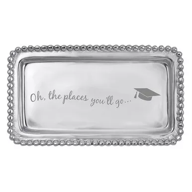 "Oh,The Places You'll Go" Statement Tray by Mariposa