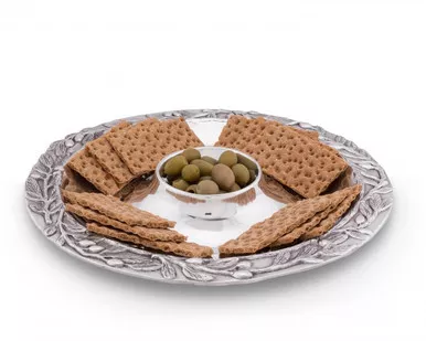 Olive Chip & Dip Tray by Arthur Court