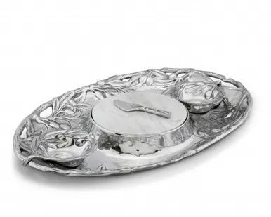 Olive Entertainment Tray by Arthur Court