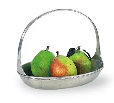 Oval Basket Bowl by Match Pewter
