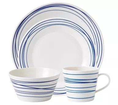Pacific Lines 4-Piece Set by Royal Doulton