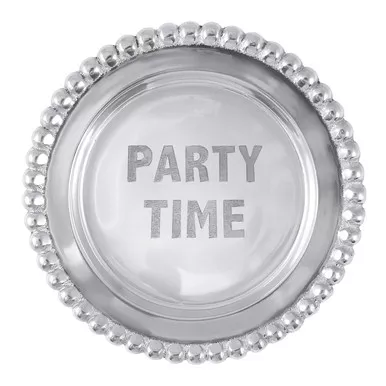 Party Time Wine Plate by Mariposa