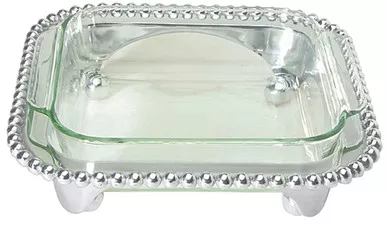 Pearled Square Casserole Caddy by Mariposa
