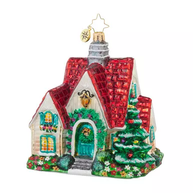 Perfect Cottage Ornament by Christopher Radko