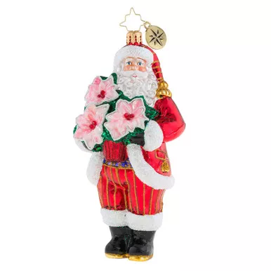 Perfect Poinsettia Ornament by Christopher Radko