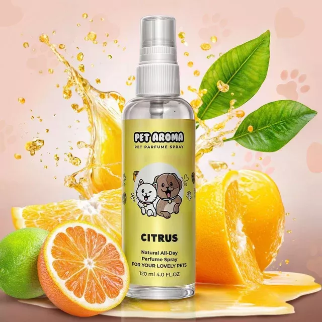 Pet Aroma Citrus Natural All-Day Perfume 4.0 oz 120 ml