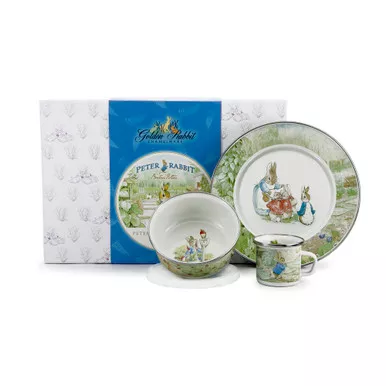 Peter Rabbit 3-Piece Child Gift Set by Golden Rabbit