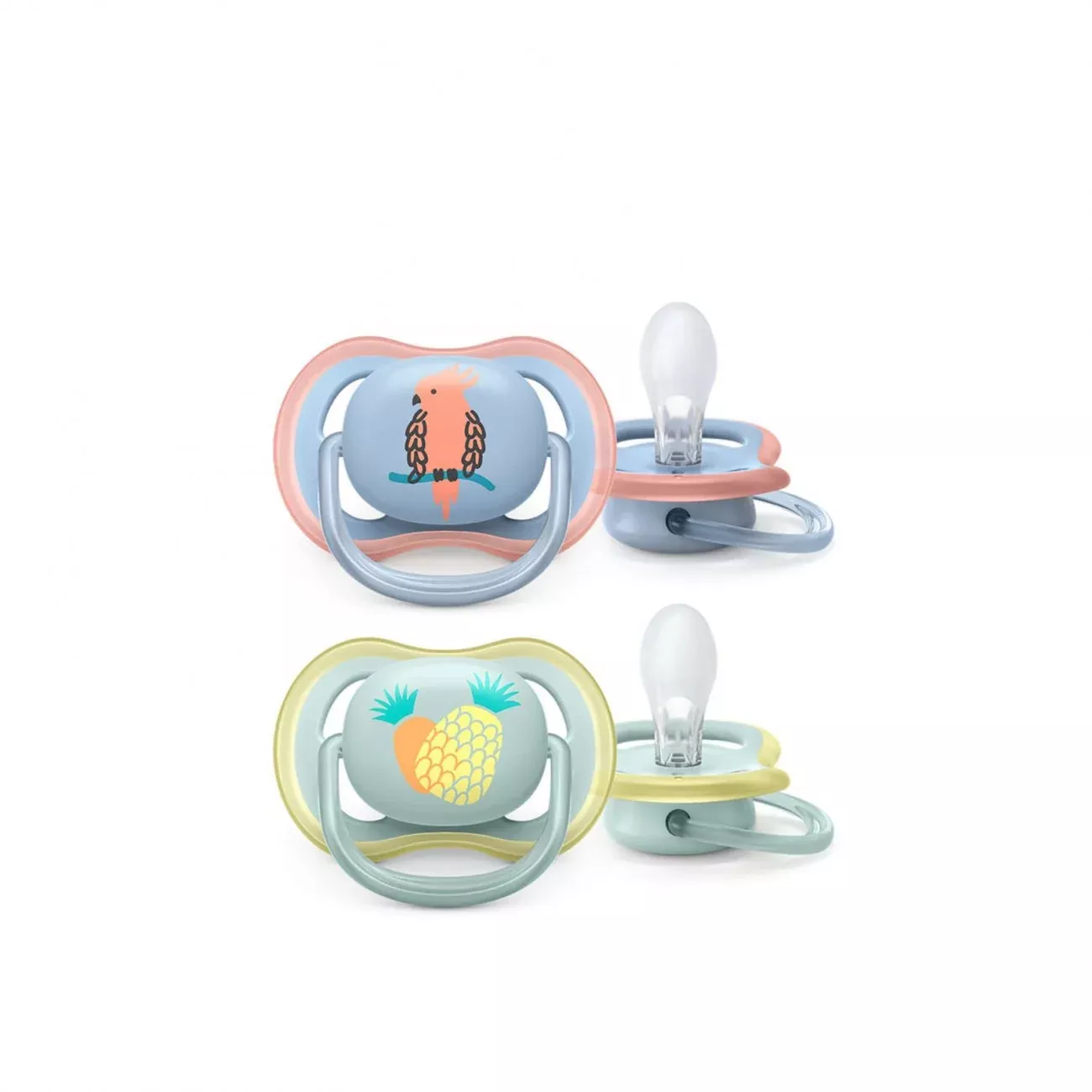 Philips Avent Ultra Air Pacifier 0-6m Blue x2