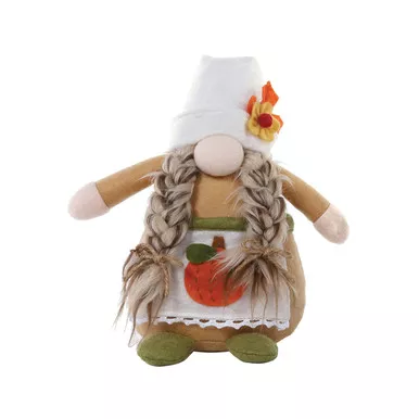 Pilgrim Gnome Plush With Braids | Small