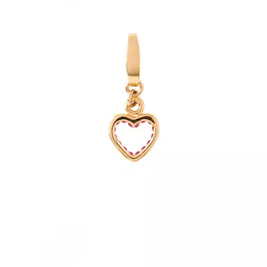 Pink Inner Heart Mini Charm - Style Spartina 449