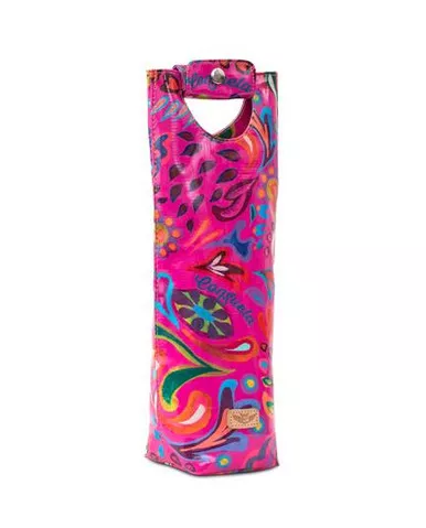 Pink Swirly Legacy Wine Carrier by Consuela