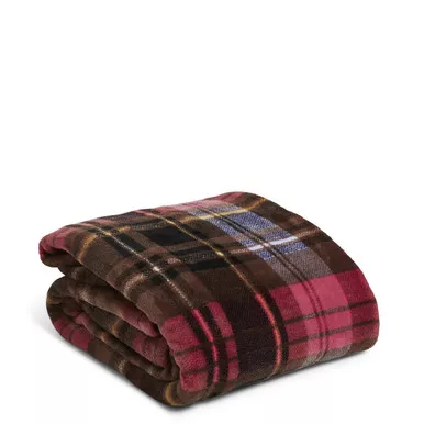 Plush Throw Blanket Cozy Plaid by Vera Bradley