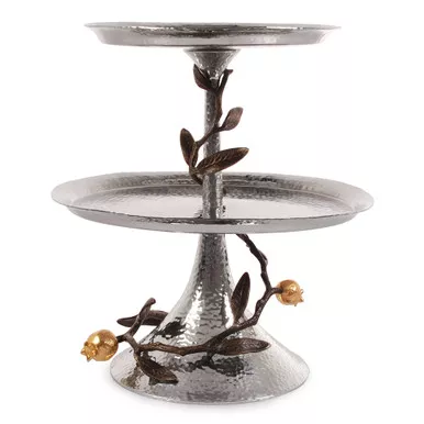 Pomegranate 2-Tier Etagere by Michael Aram