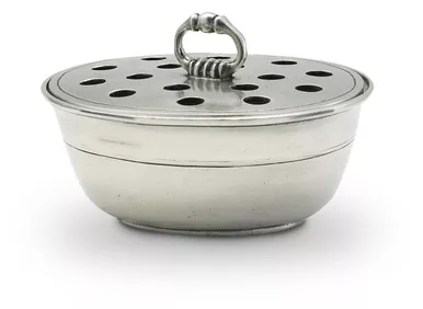 Potpourri Bowl with Cover by Match Pewter