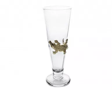 PRE-ORDER - Alligator 24K Gold Plated Pilsner by Arthur Court