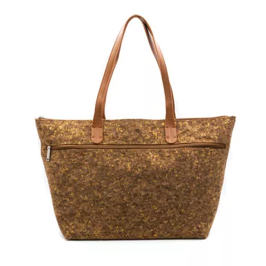 Primeware Brown Cork Two Bottle Tote Libation