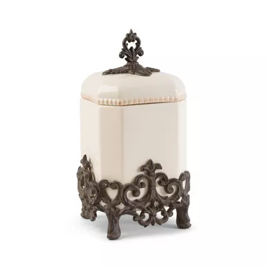 Provencial Small Cream Canister - GG Collection