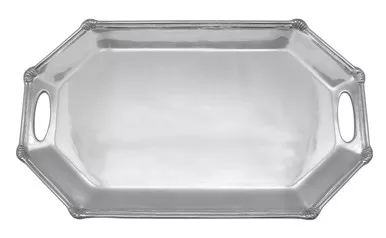 Rattan Long Octagonal Tray by Mariposa