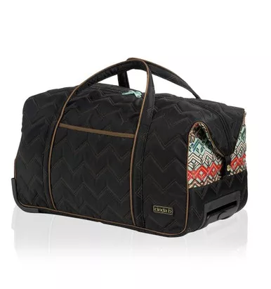 Ravinia Black Carry-On Rolly