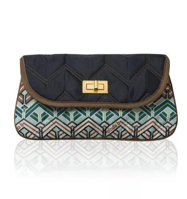 Ravinia Black Melrose Clutch