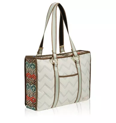 Ravinia Ivory Horizontal Tote II