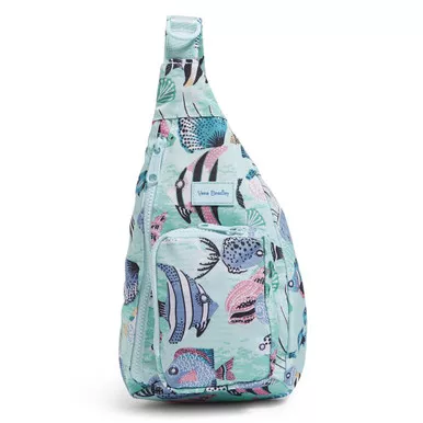 ReActive Mini Sling Backpack Paisley Wave Fish by Vera Bradley