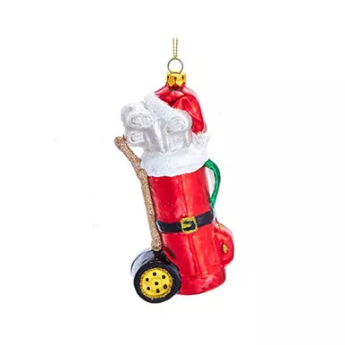 Red Golf Cart Ornament by Kurt Adler