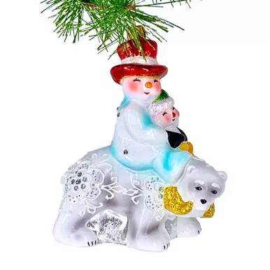 Retired 5.5-inch Snowbear Glow by HeARTfully Yours