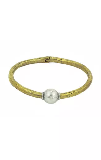 Rime Round Bangle by Waxing Poetic