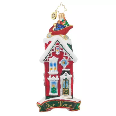Rooftop Visitor Ornament by Christopher Radko