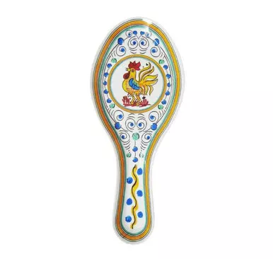 Rooster Yellow Spoon Rest by Le Cadeaux