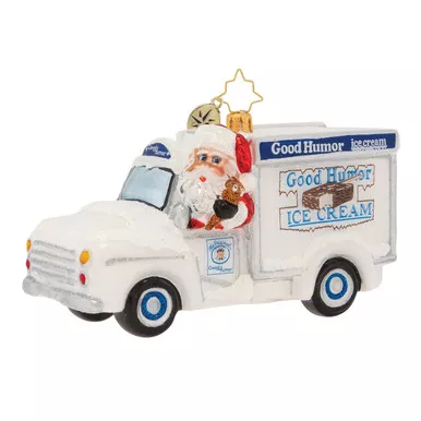 Santa Has Great Taste! Ornament by Christopher Radko