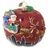 Santa's Big Apple Ornament by Christopher Radko