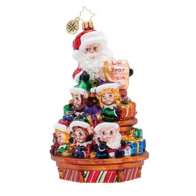 Santa's Crew! Ornament by Christopher Radko