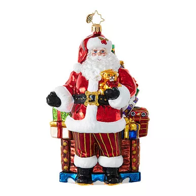 Santa's Loot Ornament by Christopher Radko