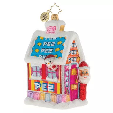 Santaí¢¢s PEZ House! Ornament by Christopher Radko